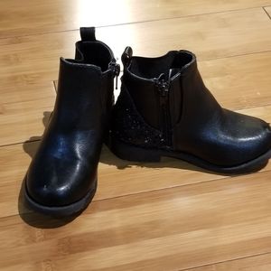 Toddler girls leather boots
